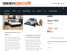 Tablet Screenshot of geekdecor.net